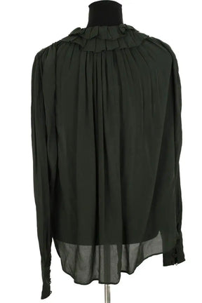 Blouse Laurence Bras Vert en Viscose