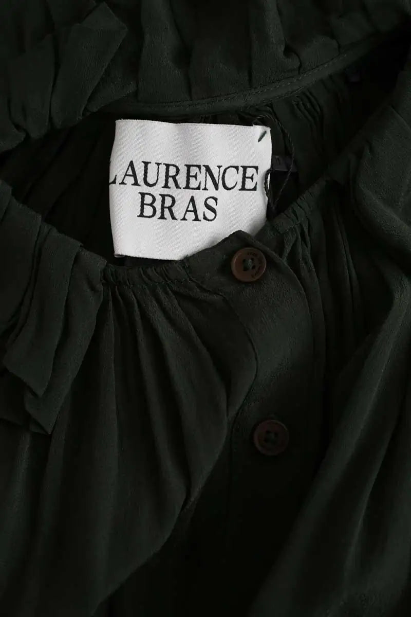 Blouse Laurence Bras Vert en Viscose