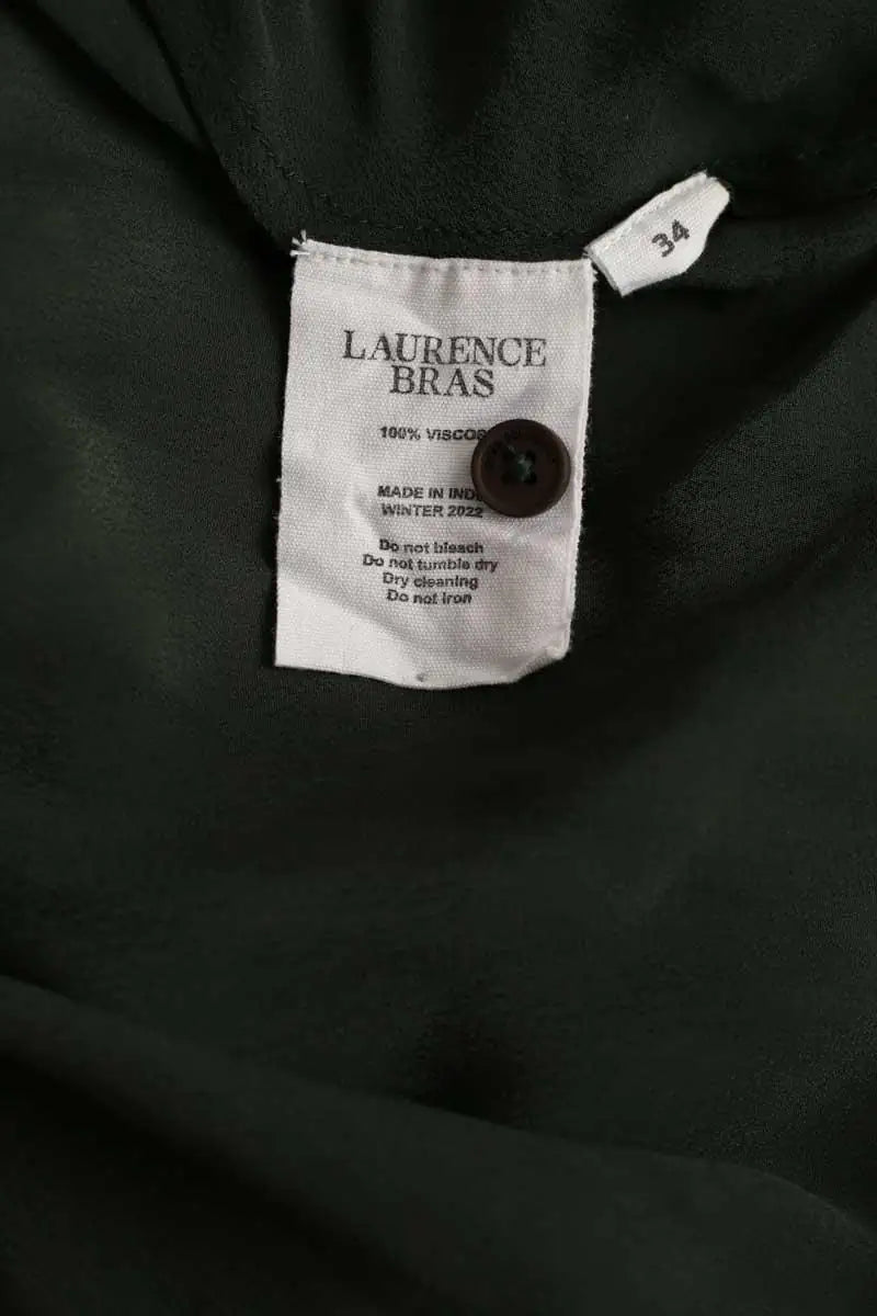 Blouse Laurence Bras Vert en Viscose
