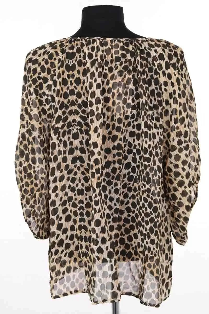 Blouse Leon & Harper Beige en Synthétique