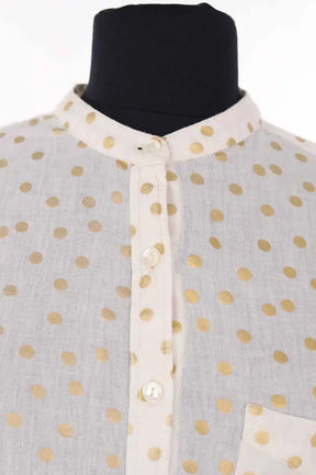 Blouse Leon & Harper Ecru en Coton