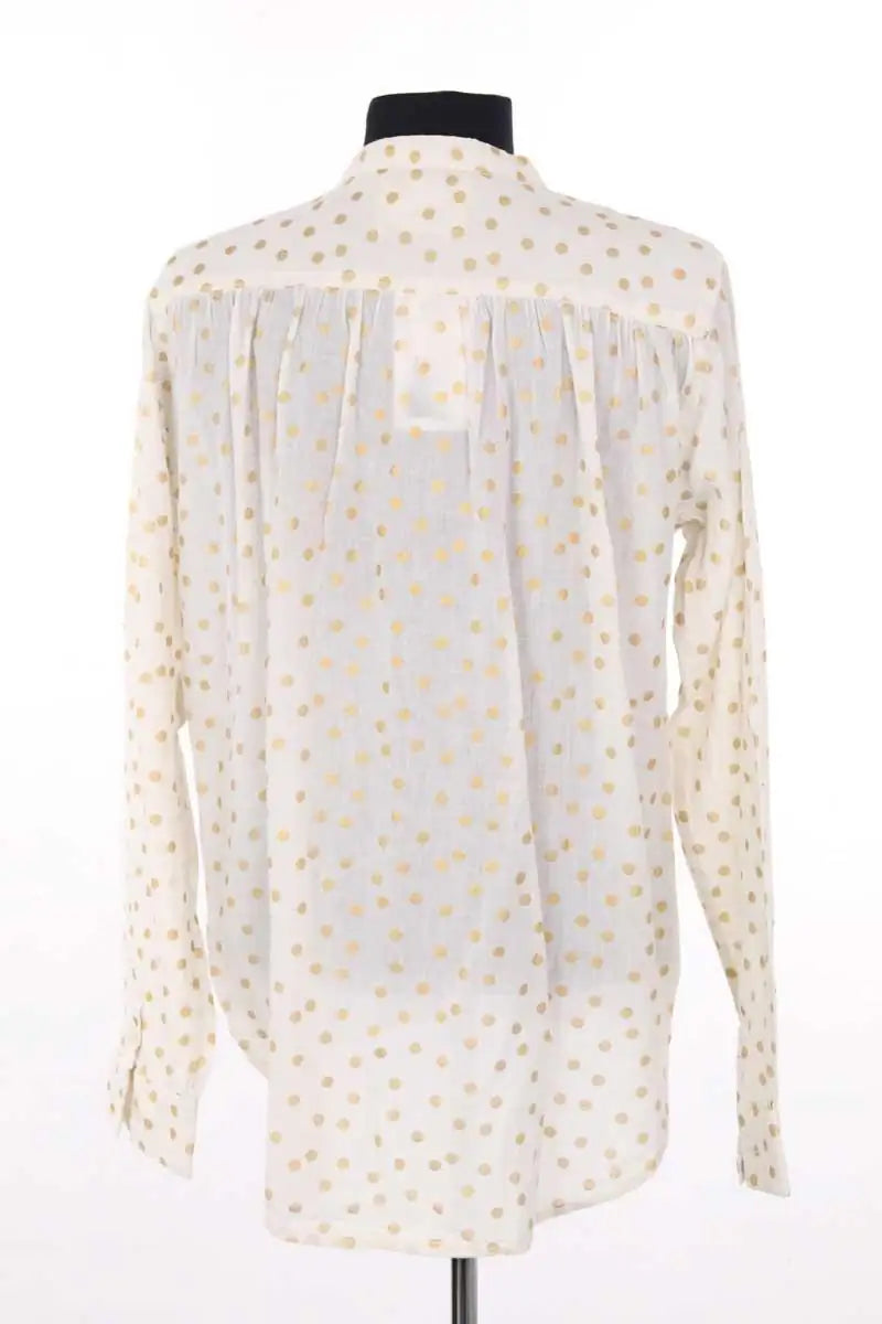 Blouse Leon & Harper Ecru en Coton