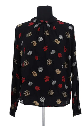 Blouse Leon & Harper Noir en Viscose, taille M - Seconde Main