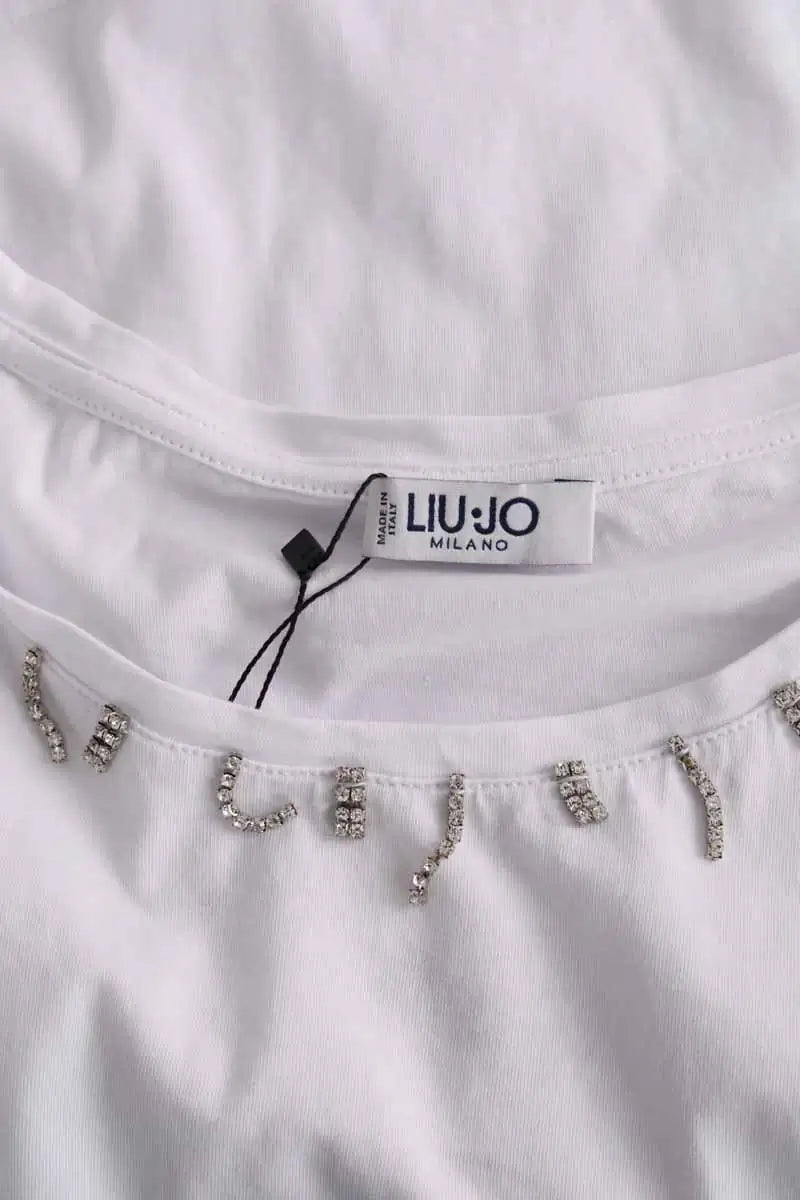 Blouse Liu Jo Blanc en Coton