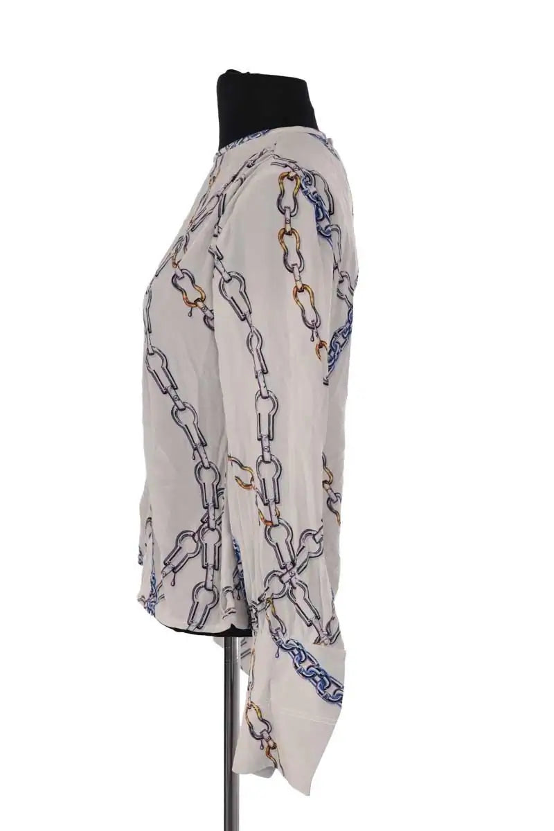 Blouse Louis Vuitton Gris en Soie