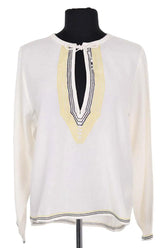 Blouse Maison Sarah Lavoine Ecru en Viscose, taille S - Seconde Main