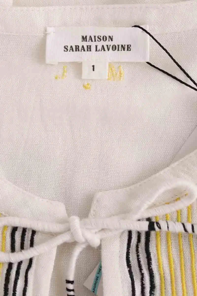 Blouse Maison Sarah Lavoine Ecru en Viscose