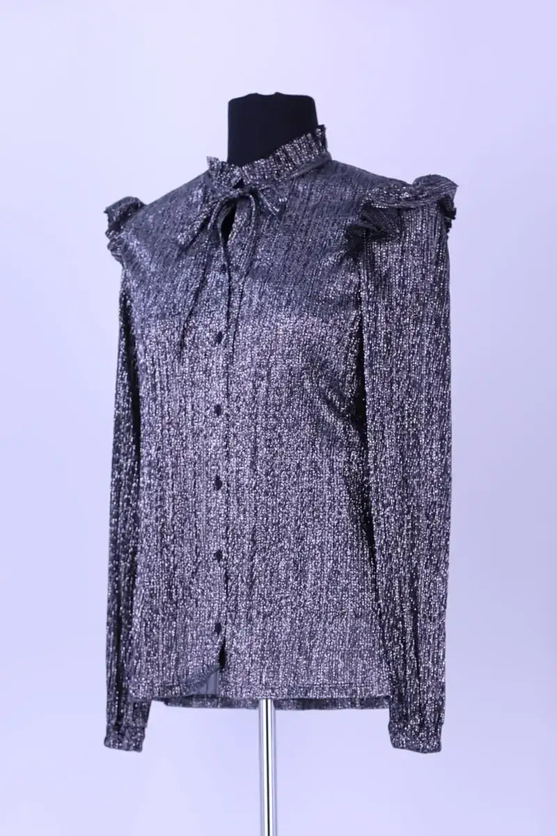 Blouse Maje Argent en Viscose