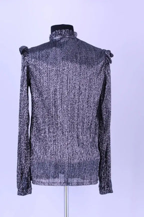 Blouse Maje Argent en Viscose