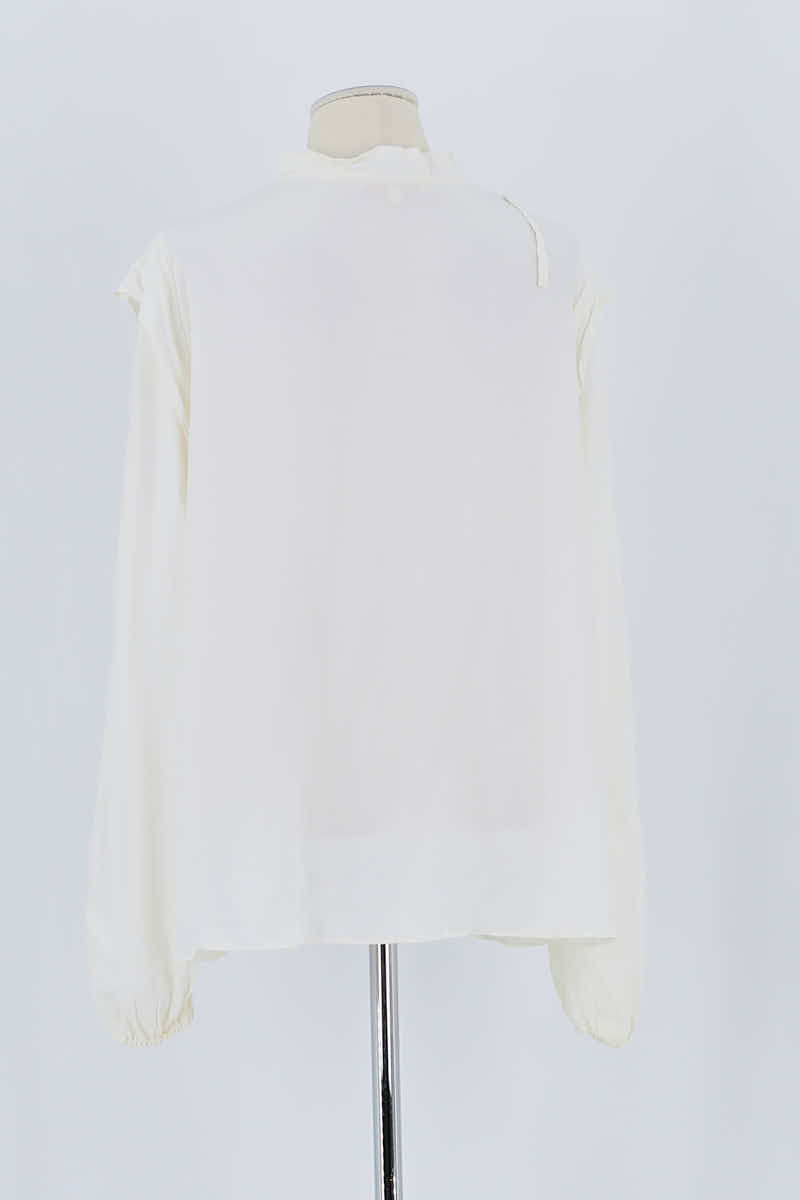 Blouse Maje Blanc en Coton