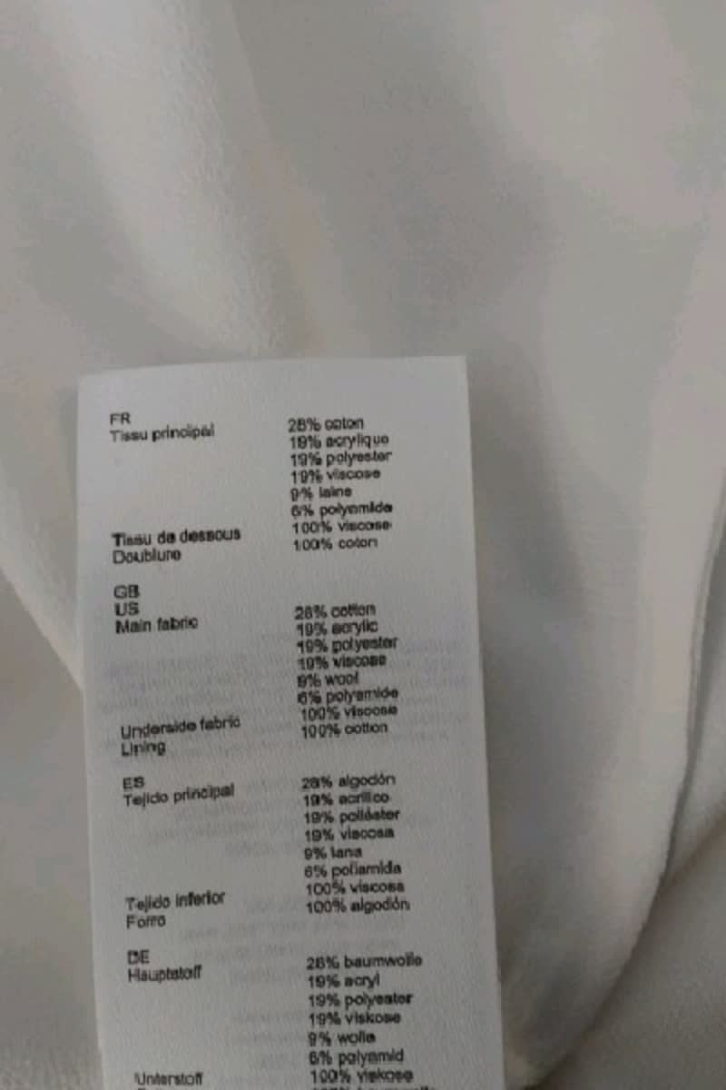 Blouse Maje Blanc en Coton