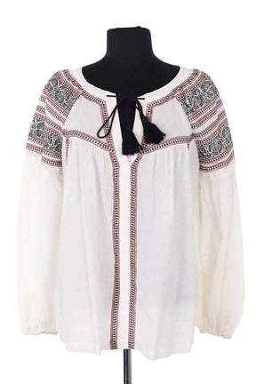 Blouse Maje Blanc en Coton, taille S - Seconde Main
