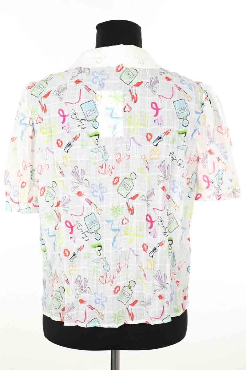 Blouse Maje Blanc en Polyester