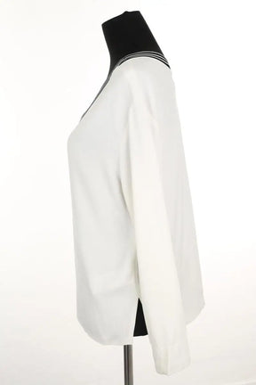Blouse Maje Blanc en Viscose