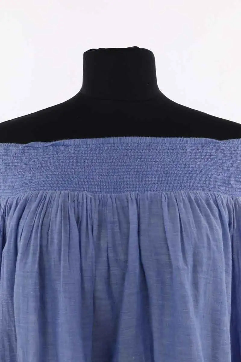 Blouse Maje Bleu en Coton