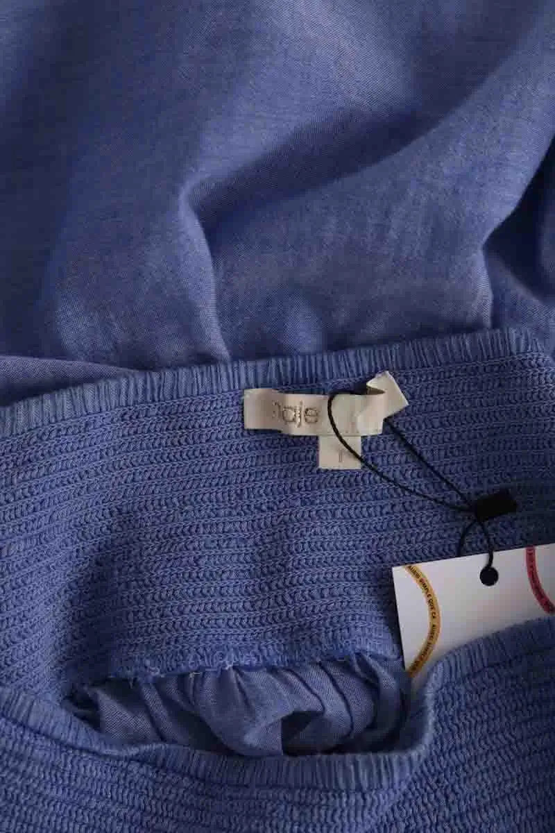 Blouse Maje Bleu en Coton