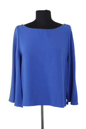 Blouse Maje Bleu en Synthétique, taille M - Seconde Main