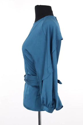 Blouse Maje Bleu en Synthétique