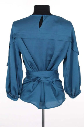 Blouse Maje Bleu en Synthétique