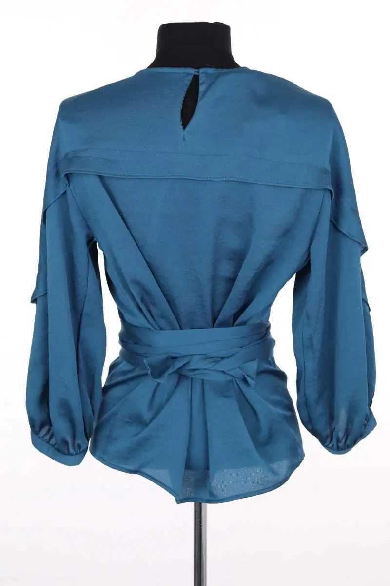 Blouse Maje Bleu en Synthétique