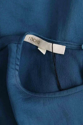 Blouse Maje Bleu en Synthétique