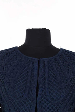Blouse Maje Bleu en Synthétique