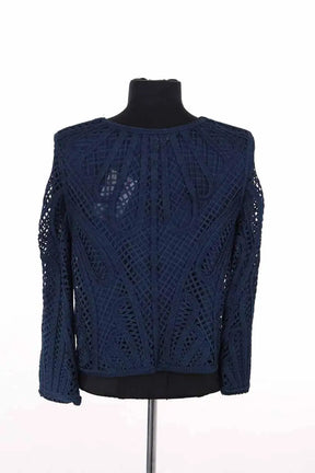 Blouse Maje Bleu en Synthétique
