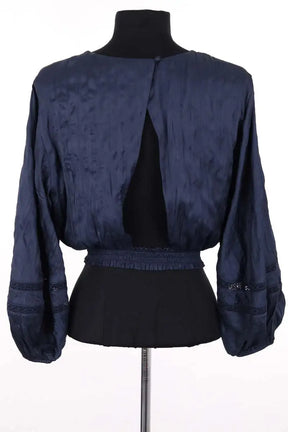 Blouse Maje Marine en Synthétique
