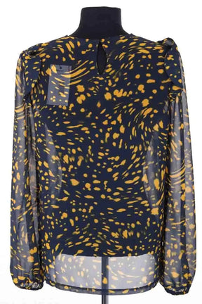 Blouse Maje Marine en Synthétique