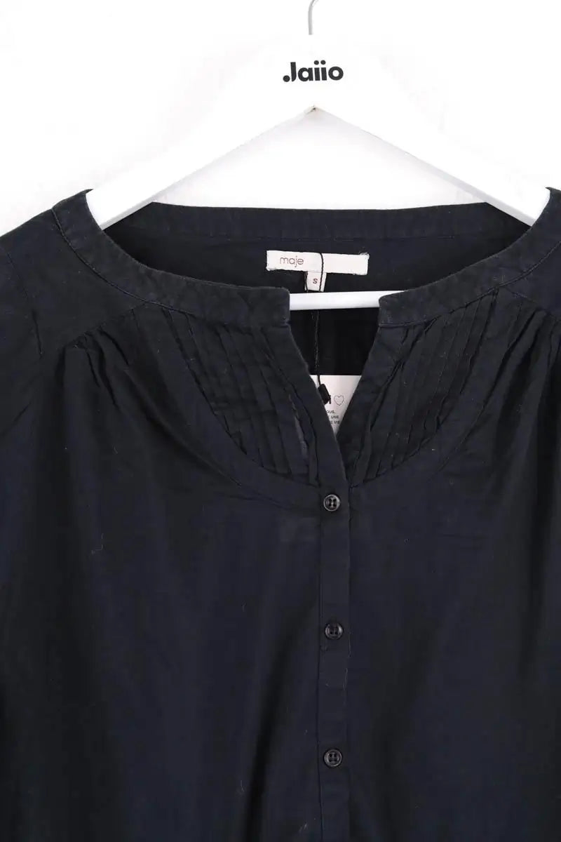 Blouse Maje Noir en Coton