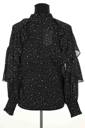 Blouse Maje Noir en Polyester