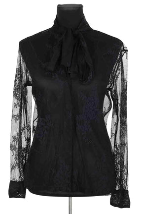Blouse Maje Noir en Polyester, taille S - Seconde Main