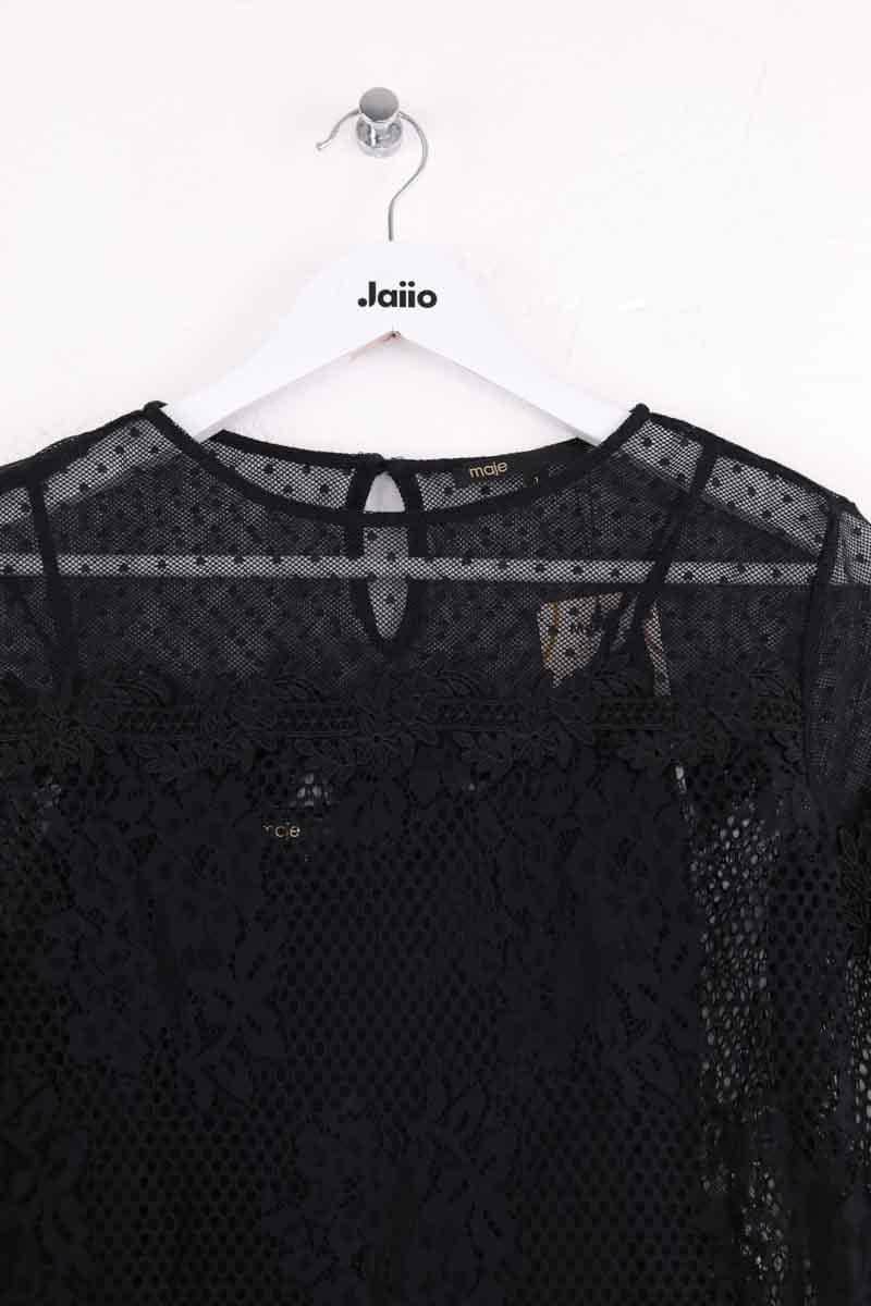 Blouse Maje Noir en Synthétique