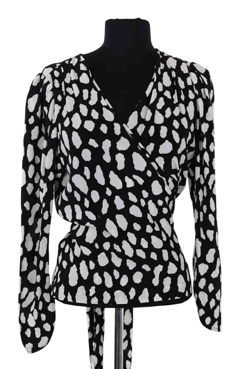 Blouse Maje Noir en Viscose, taille L - Seconde Main