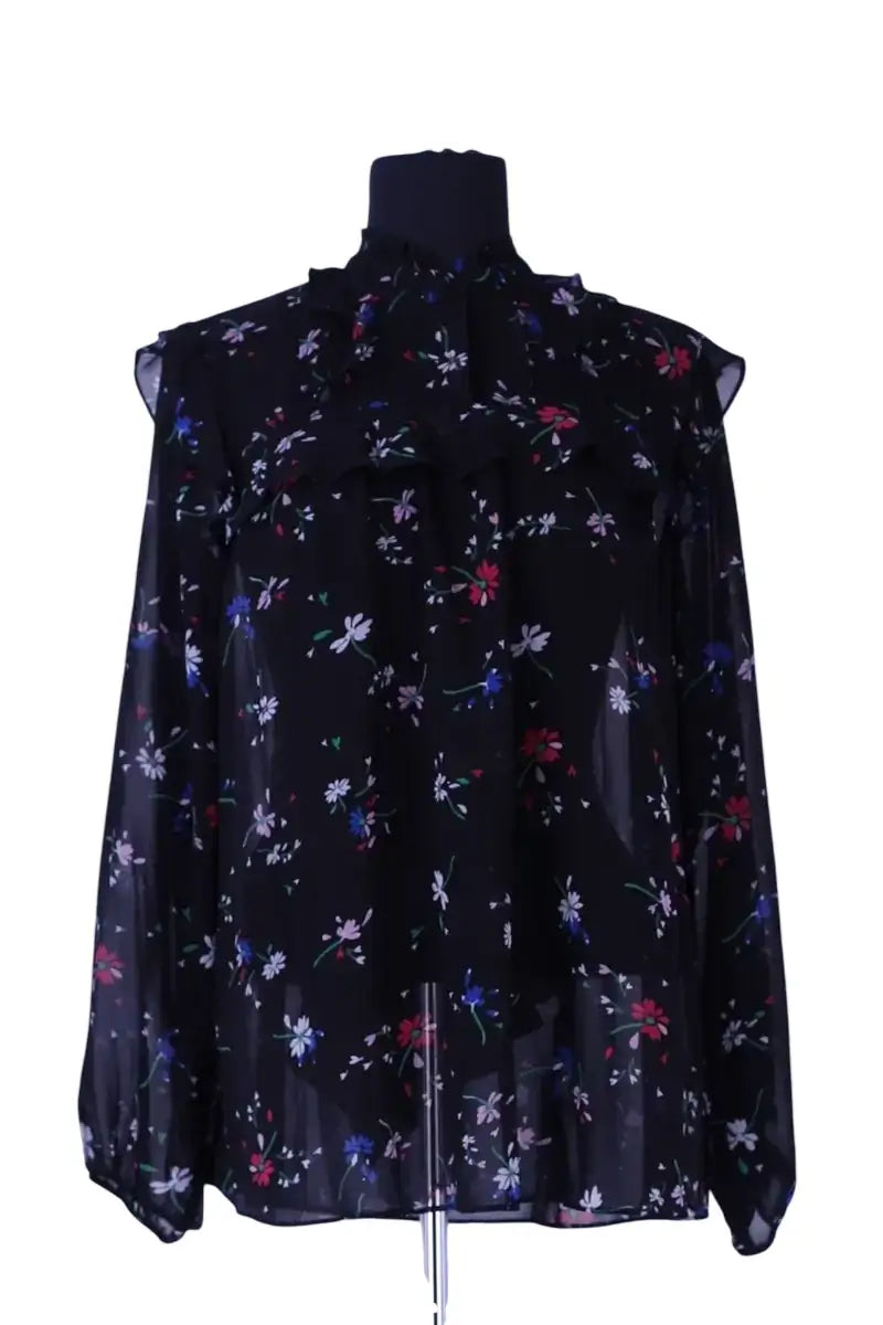 Blouse Maje Noir en Viscose, taille S - Seconde Main