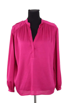 Blouse Maje Rose en Synthétique, taille L - Seconde Main