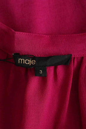 Blouse Maje Rose en Synthétique