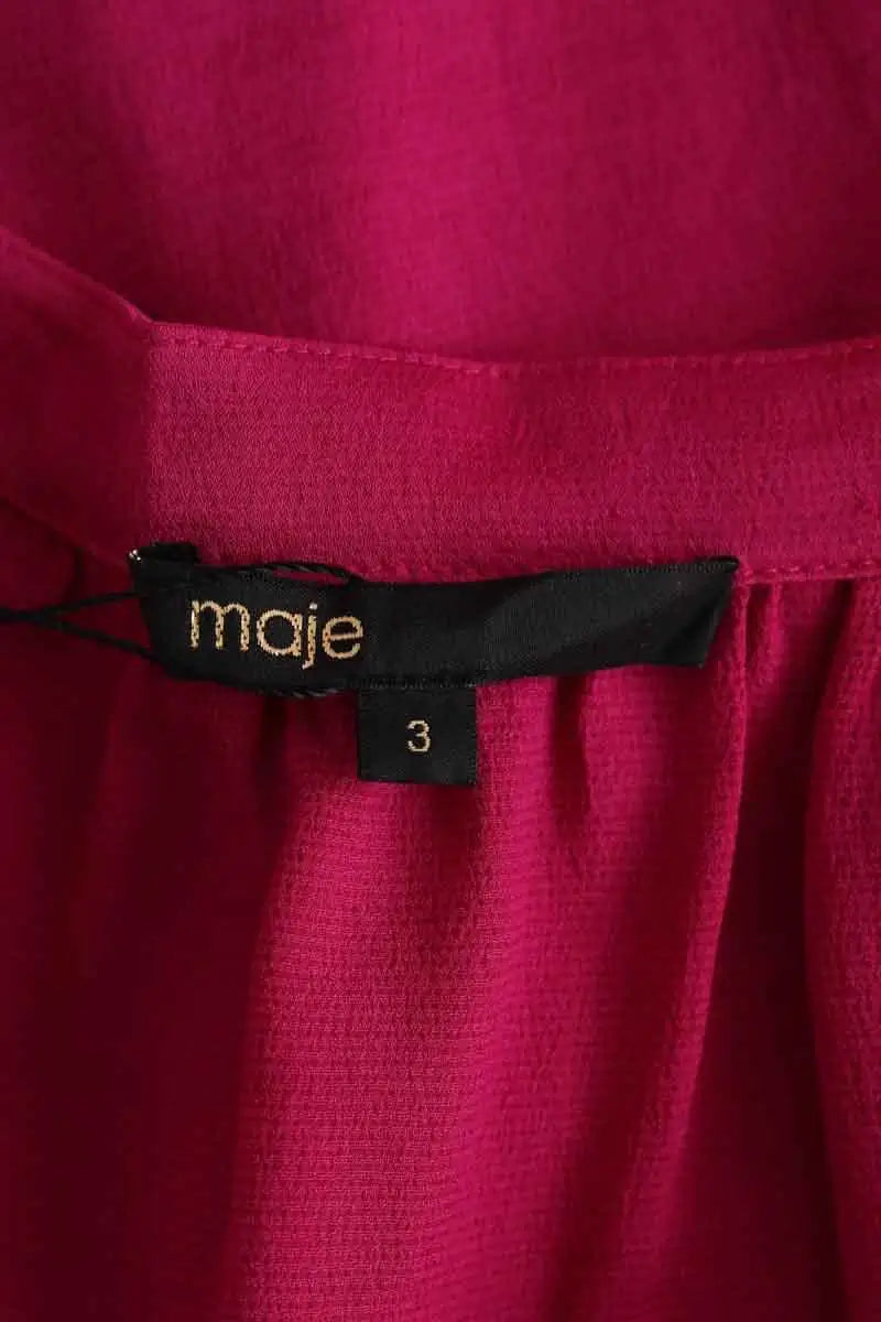 Blouse Maje Rose en Synthétique