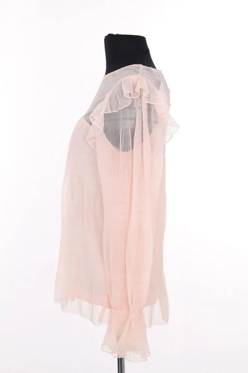Blouse Maje Rose en Synthétique