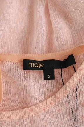 Blouse Maje Rose en Synthétique