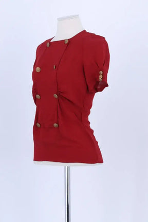 Blouse Maje Rouge en Soie