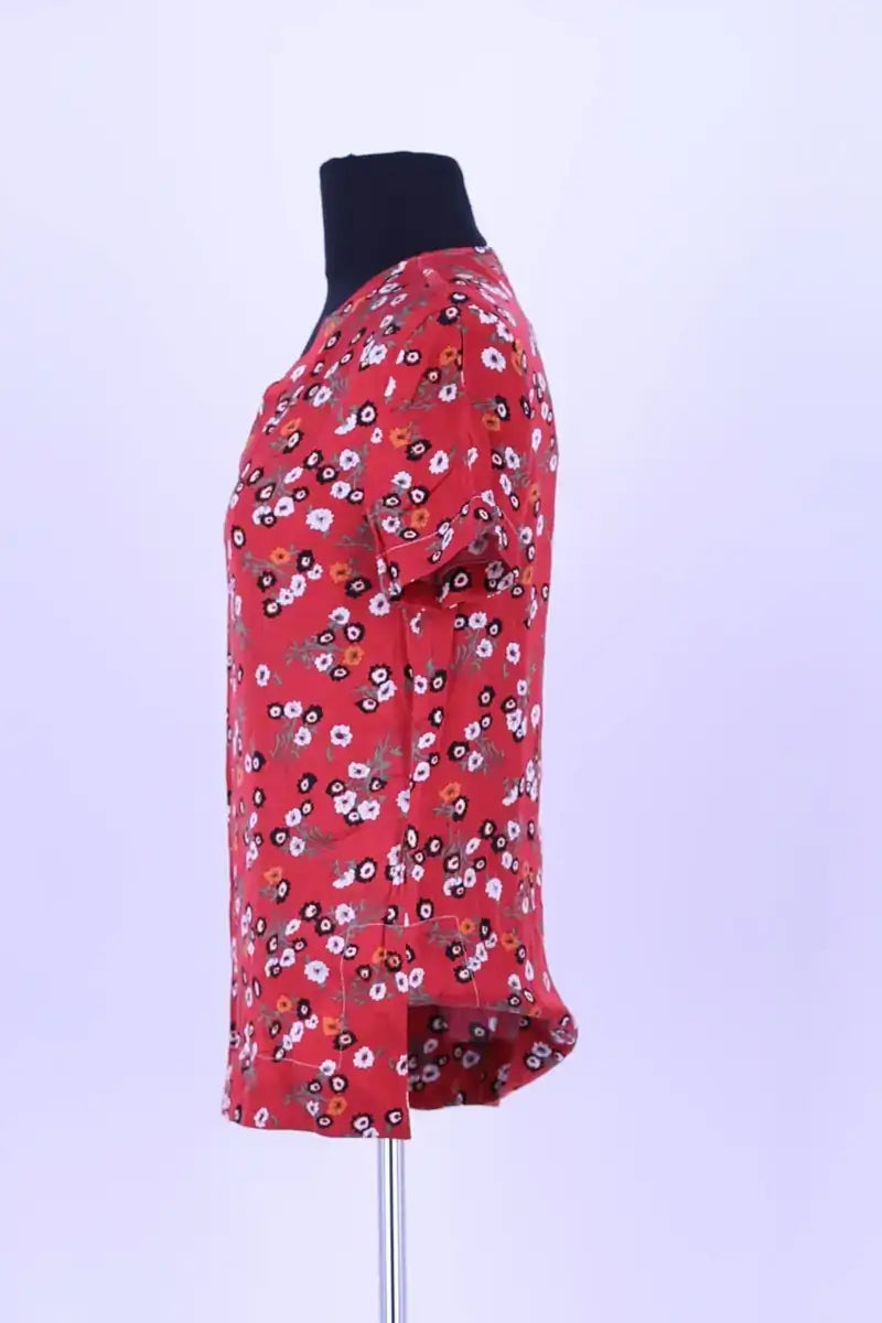 Blouse Maje Rouge en Synthétique