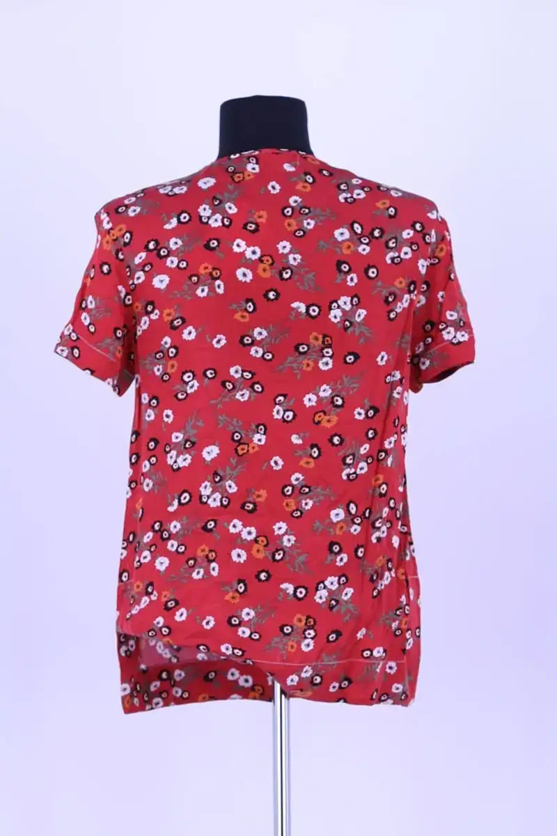 Blouse Maje Rouge en Synthétique