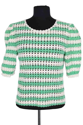 Blouse Maje Vert en Coton, taille S - Seconde Main