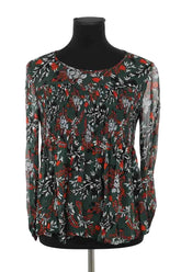 Blouse Maje Vert en Viscose, taille M - Seconde Main