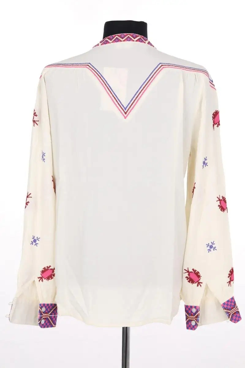 Blouse MAKSU Ecru en Viscose
