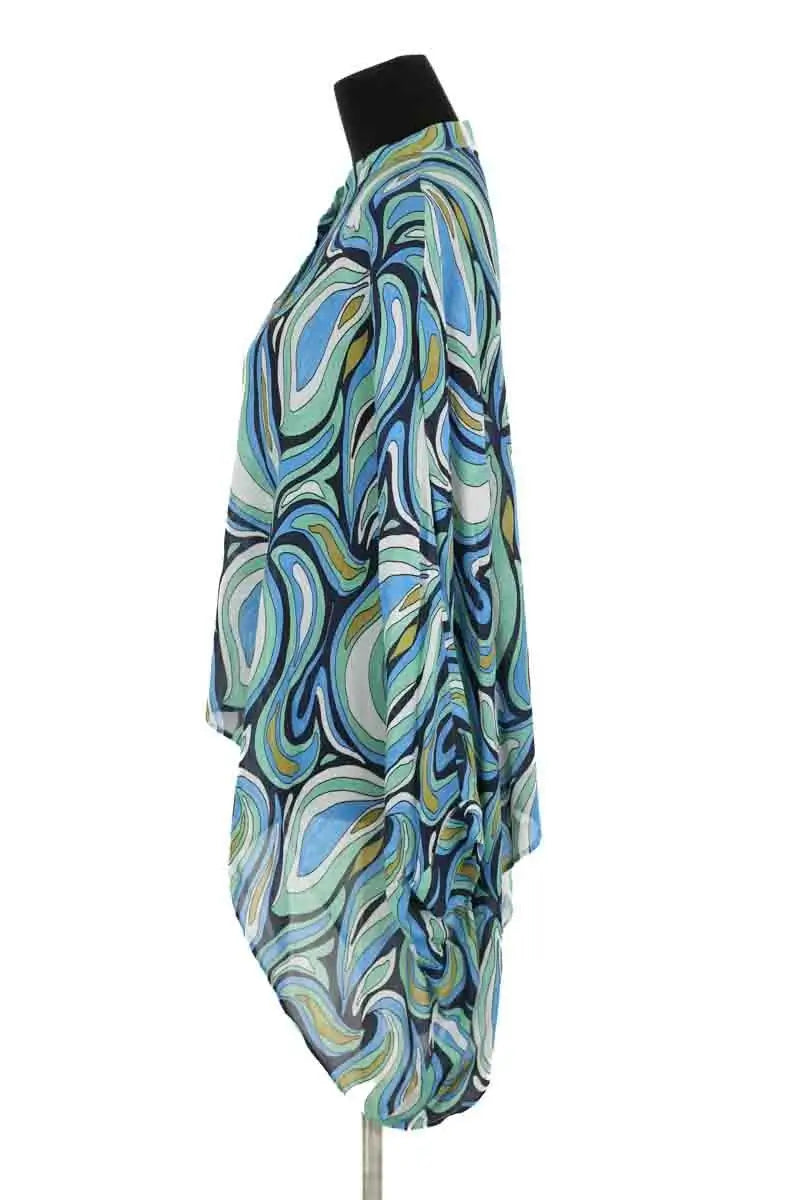 Blouse Maliparmi Bleu en Viscose