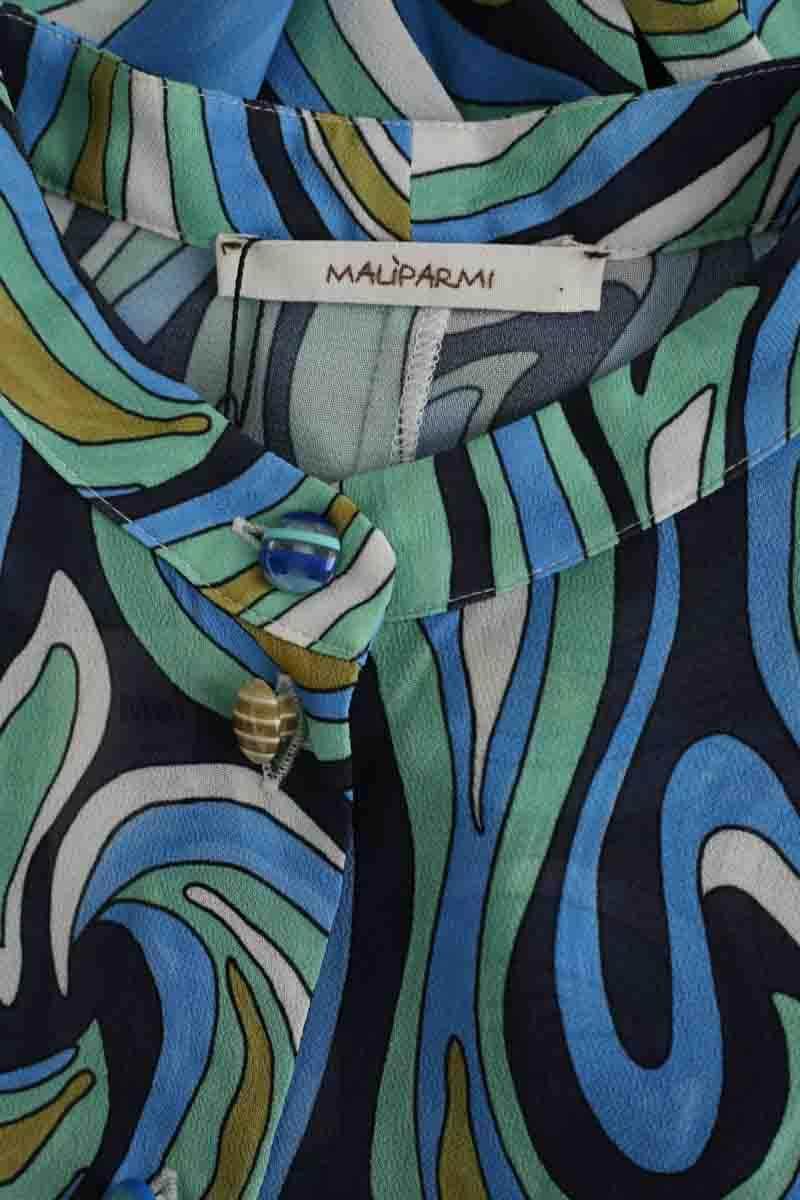 Blouse Maliparmi Bleu en Viscose