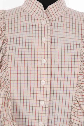 Blouse Maria de la Orden Beige en Coton