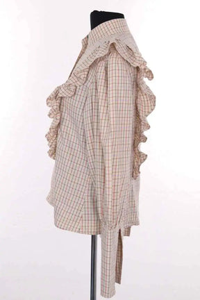 Blouse Maria de la Orden Beige en Coton